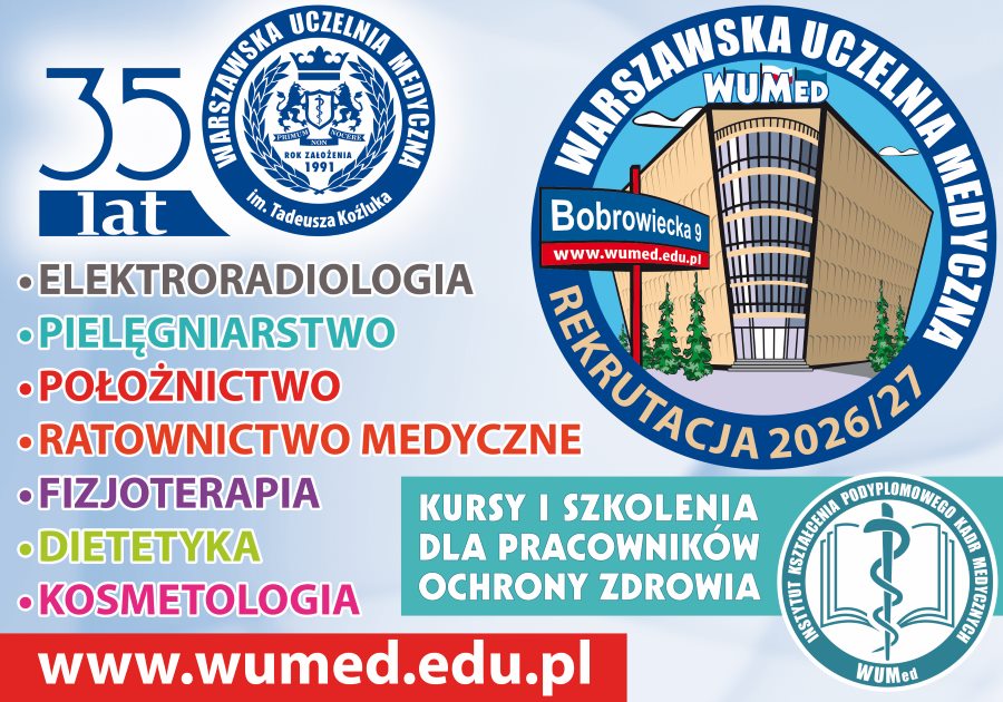 Wiedza, praktyka, profesjonalizm. Rekrutacja na rok akademicki 2026/2027 w Warszawskiej Uczelni Medycznej potrwa do końca września. Zostały ostatnie wolne miejsca!